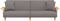 vidaXL - Slaapbank - met - armleuningen - stof - taupe