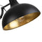 Reality Salvador - Vloerlamp - Voetschakelaar In hoogte verstelbaar - Metaal mat zwart L:38,0cm H:180,0cm
