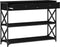 vidaXL - Console - Tafel - Zwart - Eiken - 100x28x75 - cm - Geengineerd - Hout - & - Staal