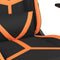 vidaXL - Gamestoel - kunstleer - zwart - en - oranje