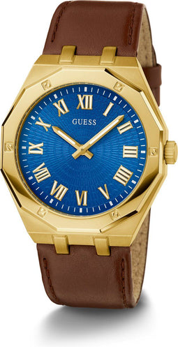 Guess GW0663G2 - Polshorloge - Kwarts - Goud/Blauw