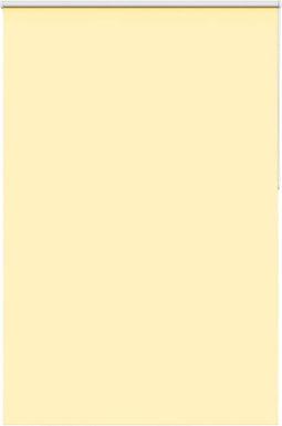 vidaXL - Rolgordijn - verduisterend - 165x210 - cm - stofbreedte - 161,6 - cm - geel