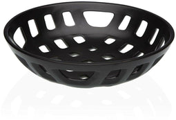 Fruitschaal Versa Zwart Keramisch Porselein 28 x 7 x 28 cm