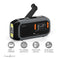 Nedis Noodradio - Draagbaar - DAB+ / FM - Solar Powered / Batterij / Wekker - Grijs / Oranje / Zwart