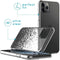 iMoshion Hoesje Geschikt voor iPhone 11 Pro Hoesje Siliconen - iMoshion Design hoesje - Zwart / Transparant / Splatter Black