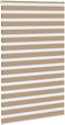 vidaXL - Zebra - Blind - 145x200 - cm - stofbreedte - 140,9 - cm - polyester - zandbruin