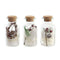 Verlichte decoratie DKD Home Decor Kerstmis Natuurlijk (6 x 6 x 14 cm) (3 Stuks)