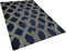 VEKSE - Vloerkleed - Donkerblauw - 80 x 150 cm - Viscose