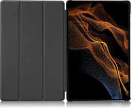 imoshion Tablet Hoes - Geschikt voor Samsung Galaxy Tab S8 Ultra - Trifold Bookcase - Grijs