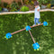 KidKraft Turtle Totter Balance Beam - Evenwichtsbalk voor kinderen transformeerbaar naar wip / wiebelbord