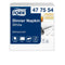 Tork - Dinerservet advanced achtstevouw 150 vel wit | 12 stuks