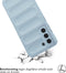 imoshion Hoesje - Geschikt voor Samsung Galaxy S21 FE - EasyGrip Backcover - Lichtblauw
