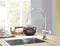 GROHE Minta - Keukenkraan - draaibare U-uitloop - uittrekbare handdouche - chroom - 32067000