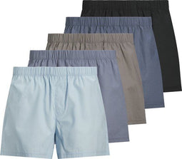 Jack & Jones - 5P wijde boxershorts - slijtvaste katoen - multi
