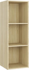 vidaXL - Tv-meubel - 107x35x37 - cm - bewerkt - hout - sonoma - eikenkleurig