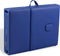 vidaXL - Massagetafel - inklapbaar - met - aluminium - frame - (vier - delen - / - blauw)