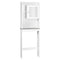 Coast toiletplank badkamerruimte spaarder met verstelbare niveaus 59 x 19 x 173 cm wit