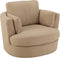 J-Line loungestoel Swiv - hout/textiel - beige