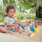 Plum Play Giant Houten Zandbak - 1,5 x 1,5 m - Inclusief dekse en grondzeil - Natuurlijk hout