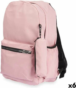 Pincello Schoolrugzak Roze 37 X 50 X 7 Cm (6 Stuks)