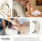 tectake® Draagbare Massagetafel - 3 Zones - Opvouwbaar - Beige