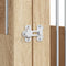 vidaXL - Hondenbench - 45x62x59 - cm - bewerkt - hout - sonoma - eikenkleurig