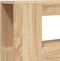 Hoofdeinde met LED 100x18,5x103,5 cm bewerkt hout sonoma eiken