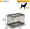 Ferplast Superior Hondenbench - Opvouwbaar - 3 Deuren - Grijs - 77x51x55 cm