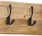 vidaXL - Wandkapstok - met - 4 - haken - massief - mangohout