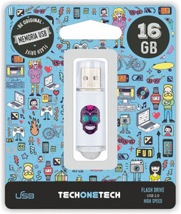 Tech1Tech Maya Doodskop - USB-stick - 16GB - Multi-color