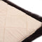 vidaXL - Stoelkussens - 2 - st - 40x40 - cm - echt - schapenvacht - bruin