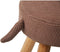 Kruk Crochetts Bruin 34 x 55 x 34 cm Beer