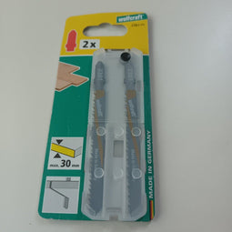 Wolfcraft 2381000 - Enkelnokkenschacht - HCS-zaagblad voor fijn snijden van hout en kunststof