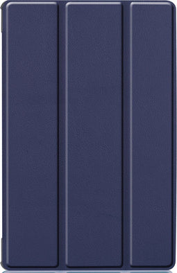 Tablet Hoes Geschikt voor Lenovo Tab M10 Plus - Stand Bookcase - Donkerblauw