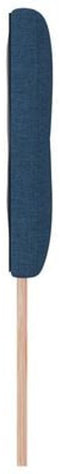 vidaXL - Hoofdbord - met - Knopen - Blauw - 160 - cm - Stof