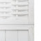 vidaXL - Kamerscherm - met - 5 - panelen - massief - paulowniahout - wit