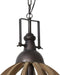 Hanglamp Djem - Hout Kop Zink - Ø47x58cm