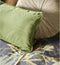 Dutch Decor FINN - Sierkussen velvet 30x50 cm - Chive - groen - Inclusief binnenkussen