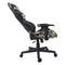 Bureaustoel gamestoel Thomas - racing gaming stijl stoel - ergonomisch verstelbaar - camouflage