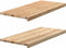 vidaXL - Vensterbanken - 2 - st - onbehandeld - 90x40x2 - cm - massief - eikenhout