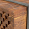 vidaXL - Salontafel - 110x45x38 - cm - massief - teakhout
