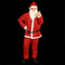 Kerstmannenpak met kerstmuts en baard