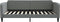 vidaXL - Slaapbank - 100x200 - cm - stof - donkergrijs