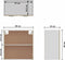 vidaXL - Hangkast - 60x31x60 - cm - bewerkt - hout - sonoma - eikenkleurig