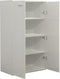 Kledingkast kinderkamer - opbergkast 120 cm hoog - 4 opbergvakken - wit