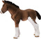 Schleich Boerderij - CLYDESDALE VEULEN - Speelfiguur