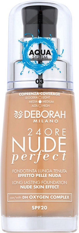 Deborah Milano 24Ore Nude Perfect Foundation 3 Sand