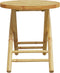 vidaXL - Tuintafel - inklapbaar - Ø - 45x45 - cm - bamboe