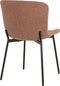 House Nordic Eetkamerstoel Maceda Bouclé Roest