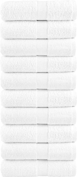 vidaXL - Gastendoekjes - SOLUND - 10 - st - 600 - g/m² - 30x50 - cm - wit